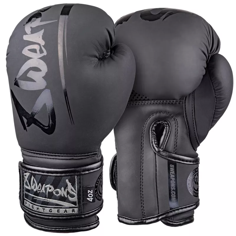 8 WEAPONS: KIDS BOXING GLOVES UNLIMITED 2.0 - BLACK