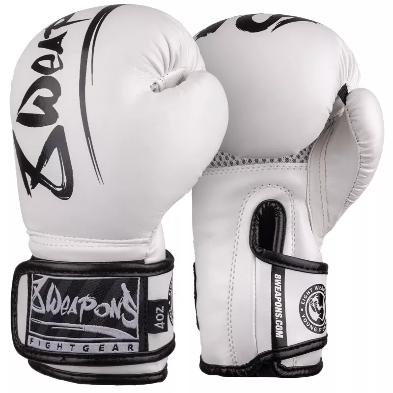 8 WEAPONS: KIDS BOXING GLOVES UNLIMITED 2.0 - WHITE