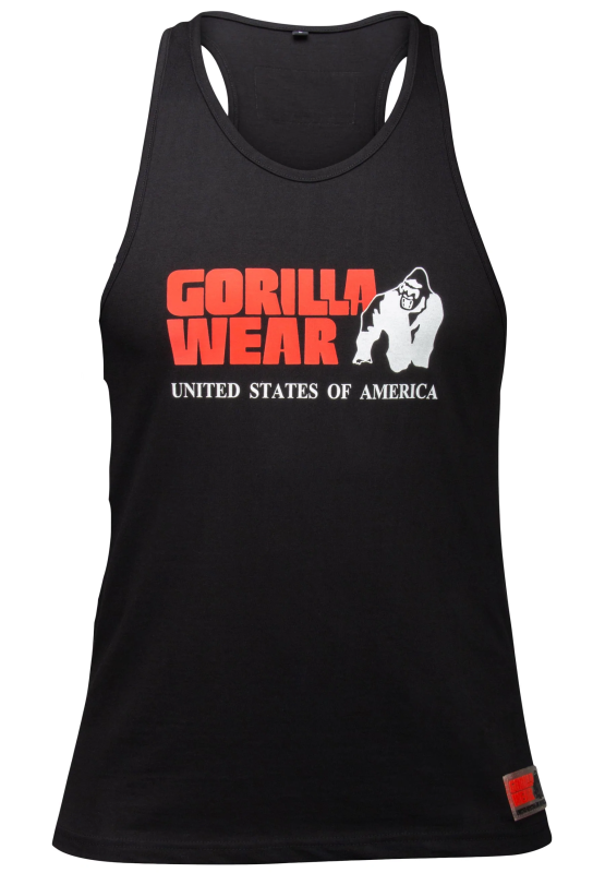 GORILLA WEAR: CLASSIC TANK TOP LINNE - BLACK