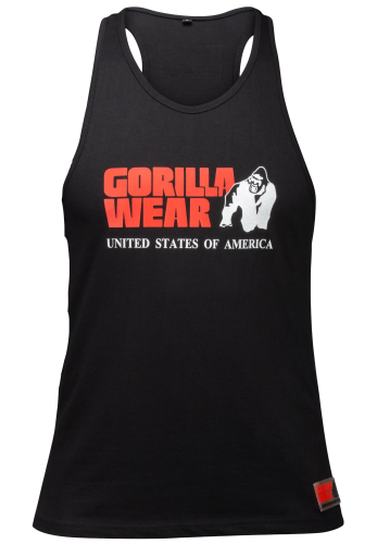 GORILLA WEAR: CLASSIC TANK TOP LINNE - BLACK