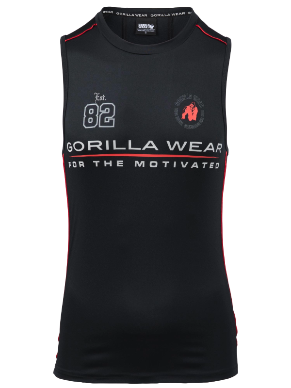 GORILLA WEAR: BROXTON TANK TOP - SVART