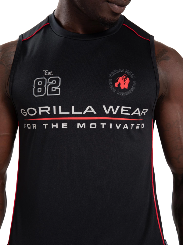 GORILLA WEAR: BROXTON TANK TOP - SVART
