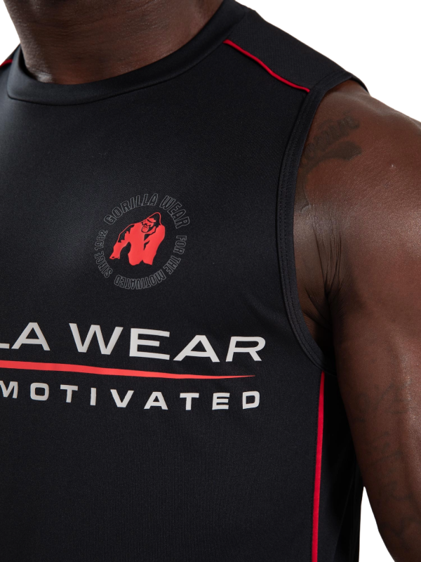 GORILLA WEAR: BROXTON TANK TOP - SVART