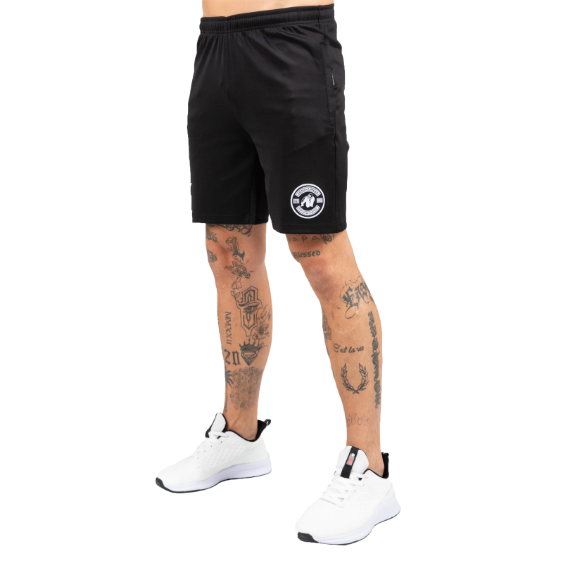 GORILLA WEAR: VERNON TRACK SHORTS - SVART