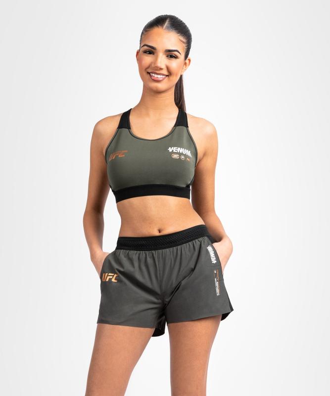 VENUM: UFC ADRENALINE FIGHT WEEK WOMEN'S PERFORMANCE SHORTS - KHAKI