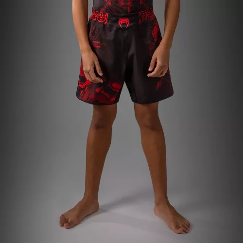VENUM: WOLF ATAK KIDS FIGHTSHORTS - SVART/RÖD