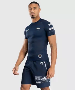 VENUM: UFC FUSION FIGHT WEEK MEN'S PERFORMANCE KORTÄRMAD RASHGUARD - OCEANIC BLUE