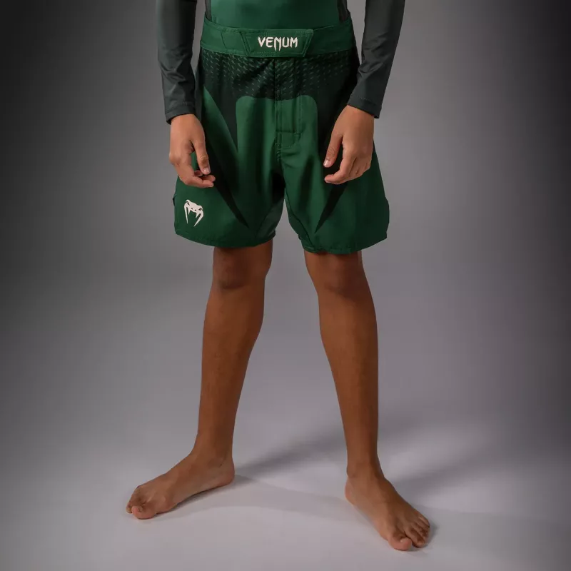 VENUM: ATTACK KIDS FIGHTSHORTS - FOREST / OFF / WHITE / GREEN