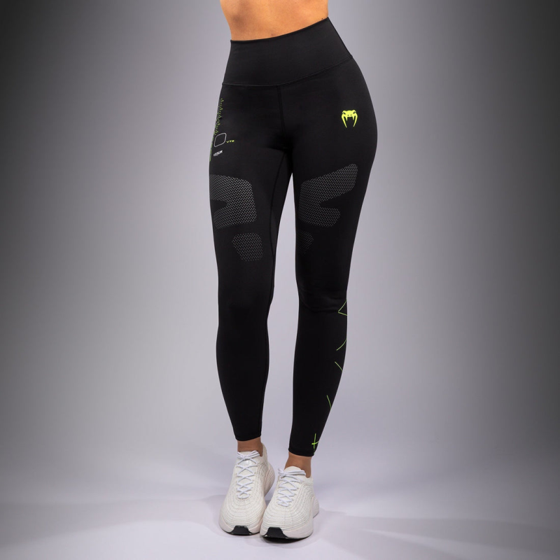 VENUM: TRAINING CAMP 4.0 WOMEN LEGGINGS - SVART/NEON