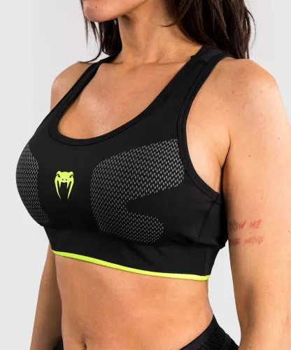 VENUM: TRAINING CAMP 4.0 SPORT BH - SVART/NEONGRÖN