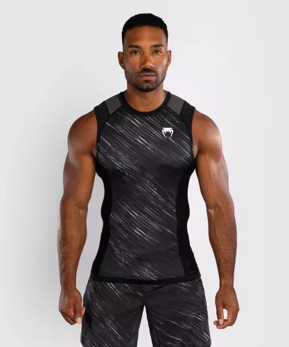 VENUM: TECTONIC RAPID ARMLÖS RASHGUARD - SVART/GRÅ/VIT