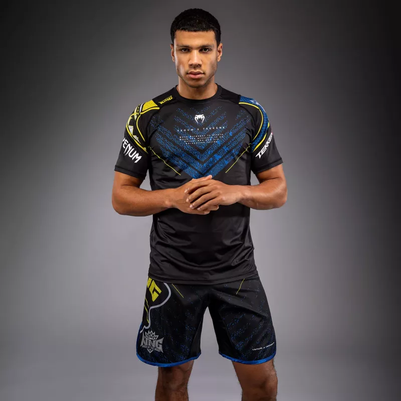 VENUM: X TEKKEN 8 DRY-TECH T-SHIRT - KING - BLACK/YELLOW