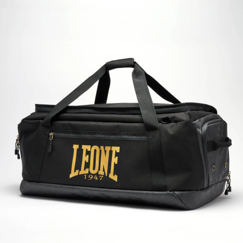 LEONE 1947: BORSA XXL DNA VÄSKA - SVART/GULD