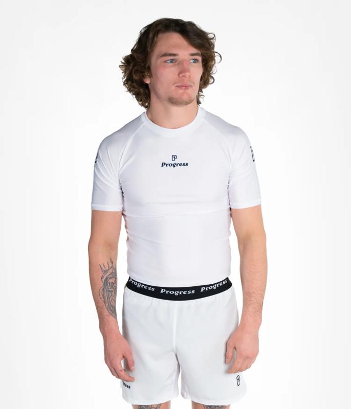 PROGRESS: ACADEMY RASHGUARD  - WHITE