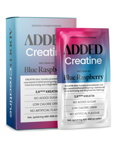 ADDED: CREATINE BLUE RASBERRY 10 PORTIONER