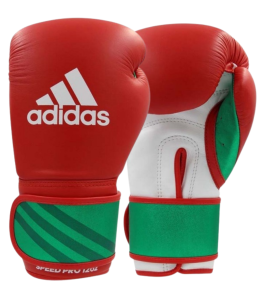 ADIDAS: SPEED PRO BOXING GLOVES - RED