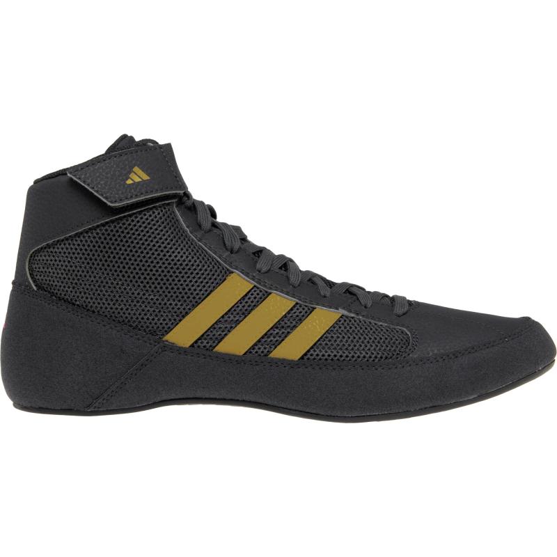 ADIDAS: HAVOC 2 KIDS WRESTLING SHOES - BLACK/GLOD