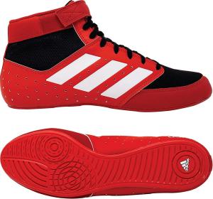 ADIDAS: MAT HOG 2.0 WRESTLING SHOES - RED/BLACK