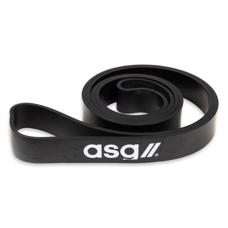 ASG: RESISTANCE GUMMIBAND SVART - HEAVY