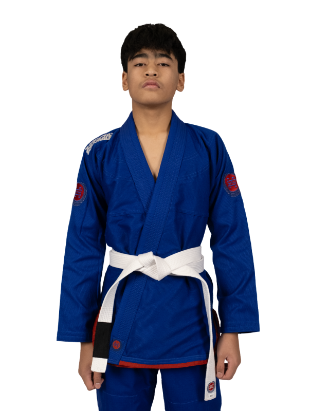 SCRAMBLE: ATHLETE KIDS BJJ DRÄKT - BLÅ