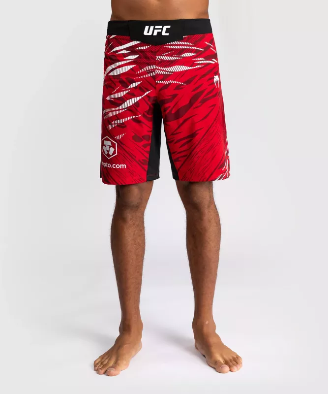 VENUM: UFC FUSION AUTHENTIC FIGHT NIGHT MEN'S FIGHT SHORTS - LONG FIT - RÖD