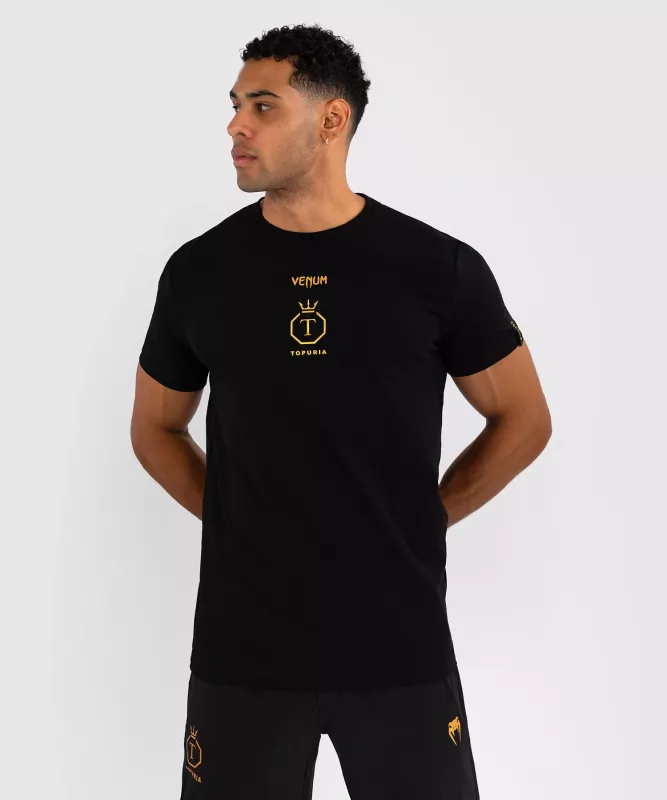 VENUM: x ILIA TOPURIA UNMATCHED T-SHIRT - BLACK/GOLD