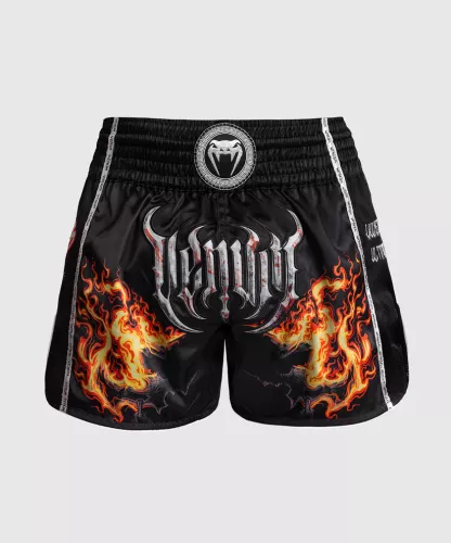 VENUM: GLADIATOR 5.0 MUAY THAI SHORTS - SVART/ORANGE