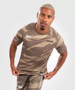VENUM: UFC ADRENALINE FIGHT WEEK T-SHIRT DRY TECH - DESERT CAMO