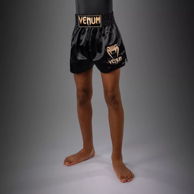 VENUM: CLASSIC MUAY THAI SHORTS KISA - BLACK/GOLD