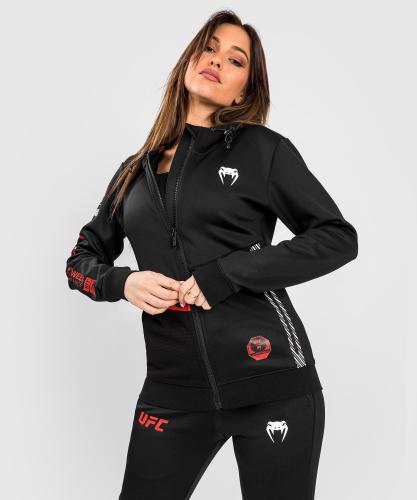 VENUM: UFC ADRENALINE FIGHT WEEK WOMEN'S ZIP HOODIE - SVART