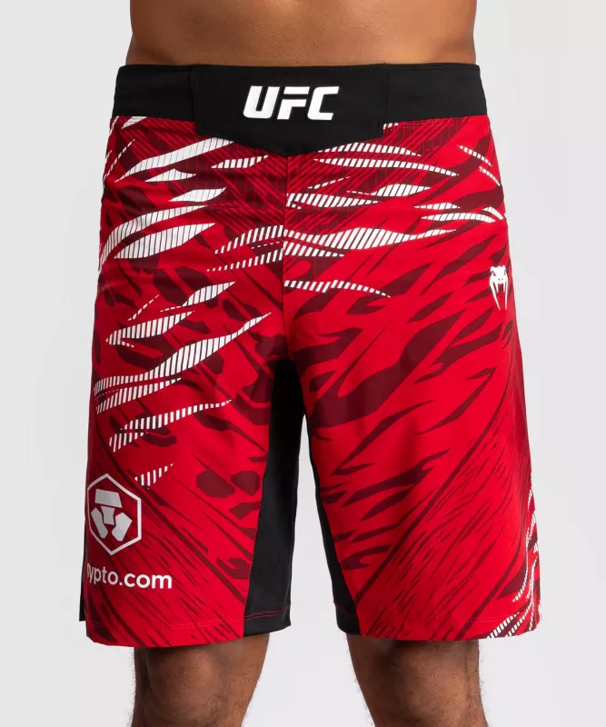 VENUM: UFC FUSION AUTHENTIC FIGHT NIGHT MEN'S FIGHT SHORTS - LONG FIT - RÖD