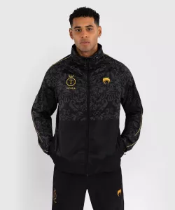 VENUM: x ILIA TOPURIA UNMATCHED TRACK JACKET - SVART/GULD