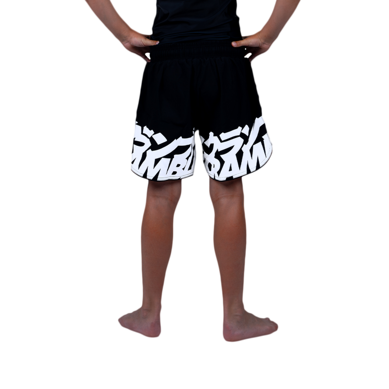 SCRAMBLE: BAKA KIDS SHORTS - SVART