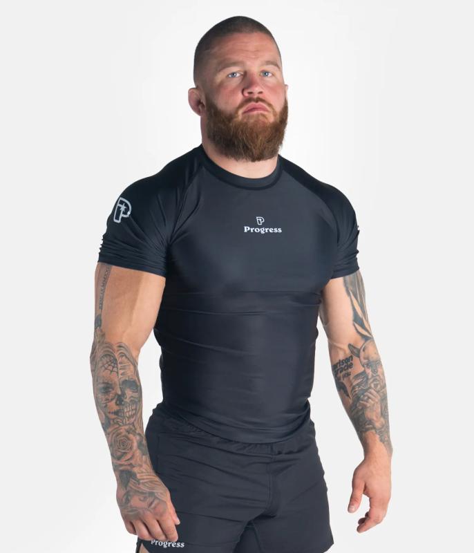 PROGRESS: ACADEMY RASHGUARD  - BLACK