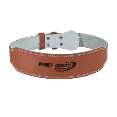 BEST BODY NUTRITION: WEIGHTLIFTING BELT NATURE LEATHER