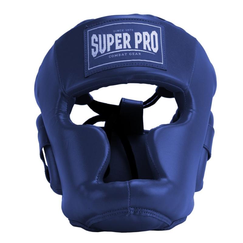 SUPER PRO: COMBAT HEAD GEAR - BLUE