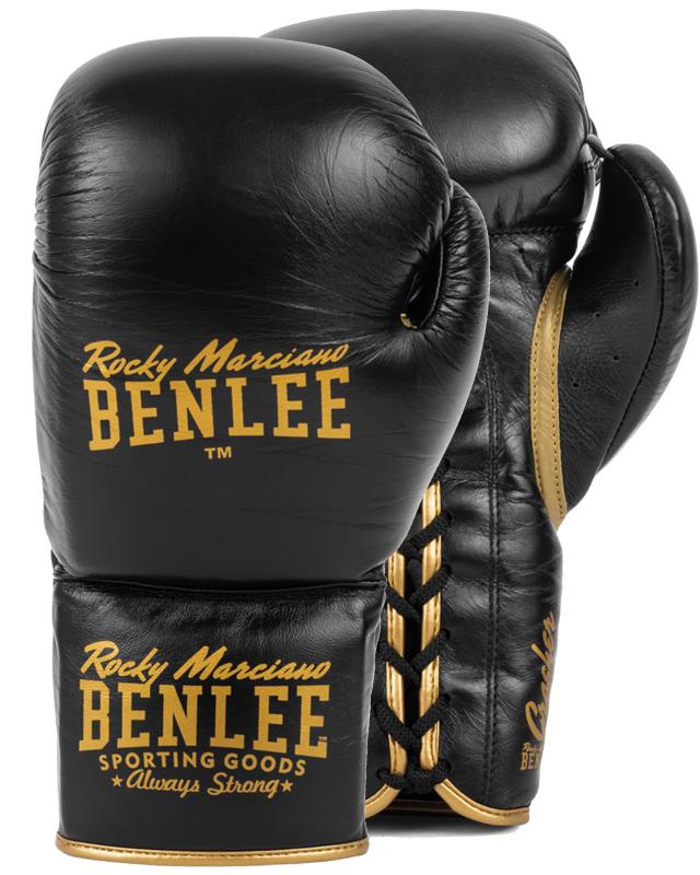 BENLEE: CRASHERLACES BOXING GLOVES - BLACK/GOLD