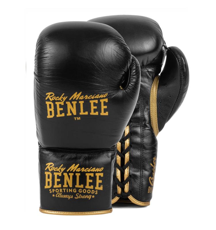 BENLEE: CRASHERLACES BOXING GLOVES - BLACK/GOLD