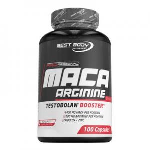 BEST BODY NUTRITION: MACA ARGININE TESTOBOLAN BOOSTER - 100 caps