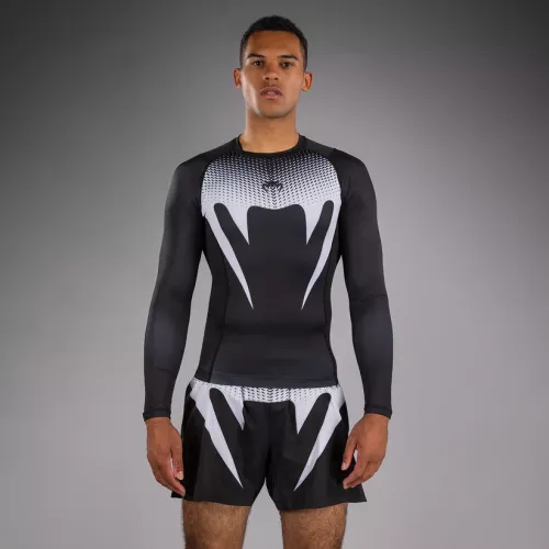 VENUM: NO GI LÅNGÄRMAD RASHGUARD - SVART/VIT
