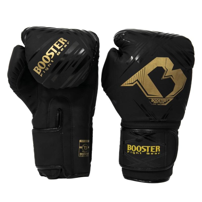 BOOSTER: ALPHA BOXNINGSHANDSKAR - SVART/GULD