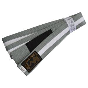 PHOENIX: KIDS BJJ BELT - GREY/WHITE