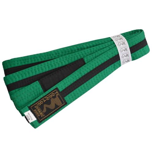 PHOENIX: KIDS BJJ BÄLTE ULTRA LIGHT - GRÖN/SVART