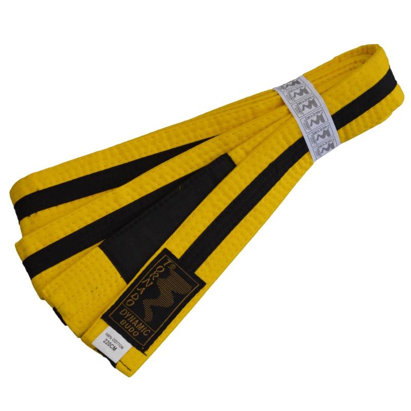 PHOENIX: KIDS BJJ BELT - YELLOW/BLACK