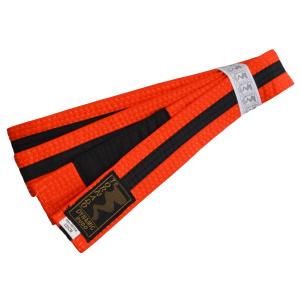 PHOENIX: KIDS BJJ BELT - ORANGE/BLACK