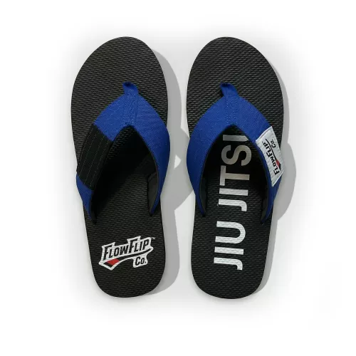 FLOWFLIP: JIU JITSU BLUE BELT FLIP FLOPS