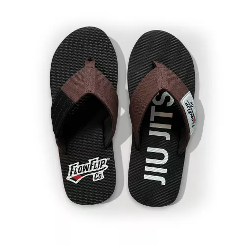 FLOWFLIP: JIU JITSU BROWN BELT FLIP FLOPS