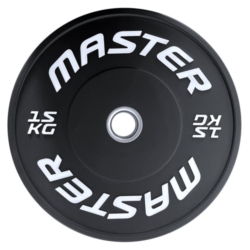 MASTER FITNESS: BUMPERPLATE VIKTSKIVA - 15kg