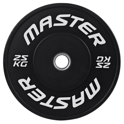 MASTER FITNESS: BUMPERPLATE VIKTSKIVA - 25kg