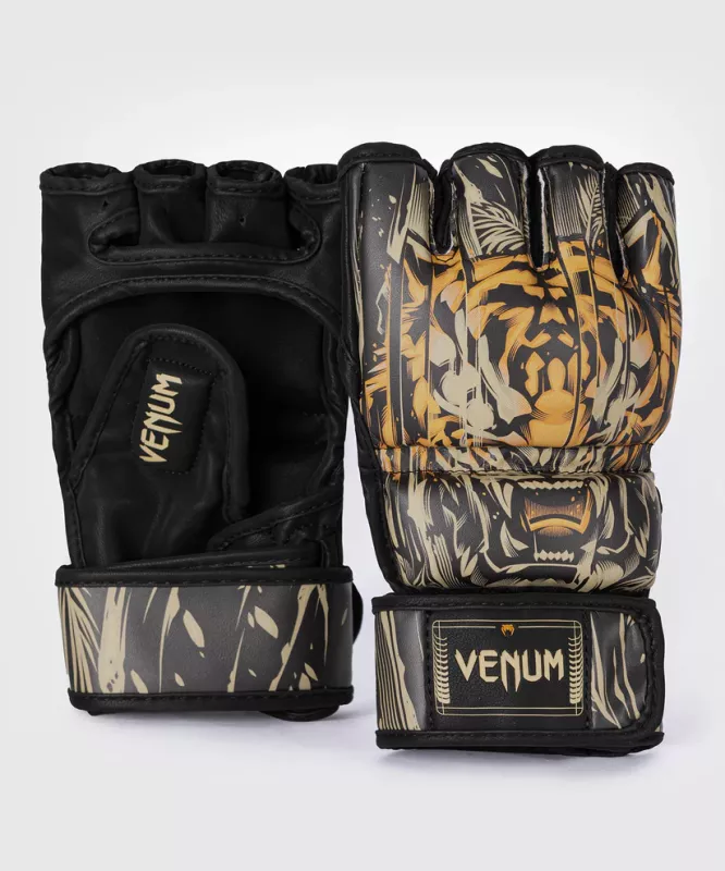 VENUM: TIGER MMAHANDSKAR - SVART/NEON ORANGE